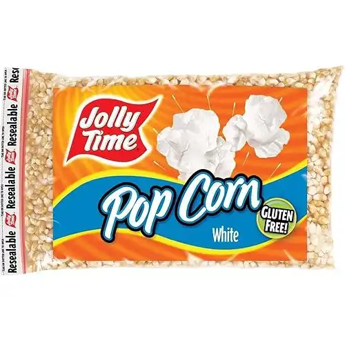 Jolly Time White Popcorn (Pack of 6) 2lb Bags