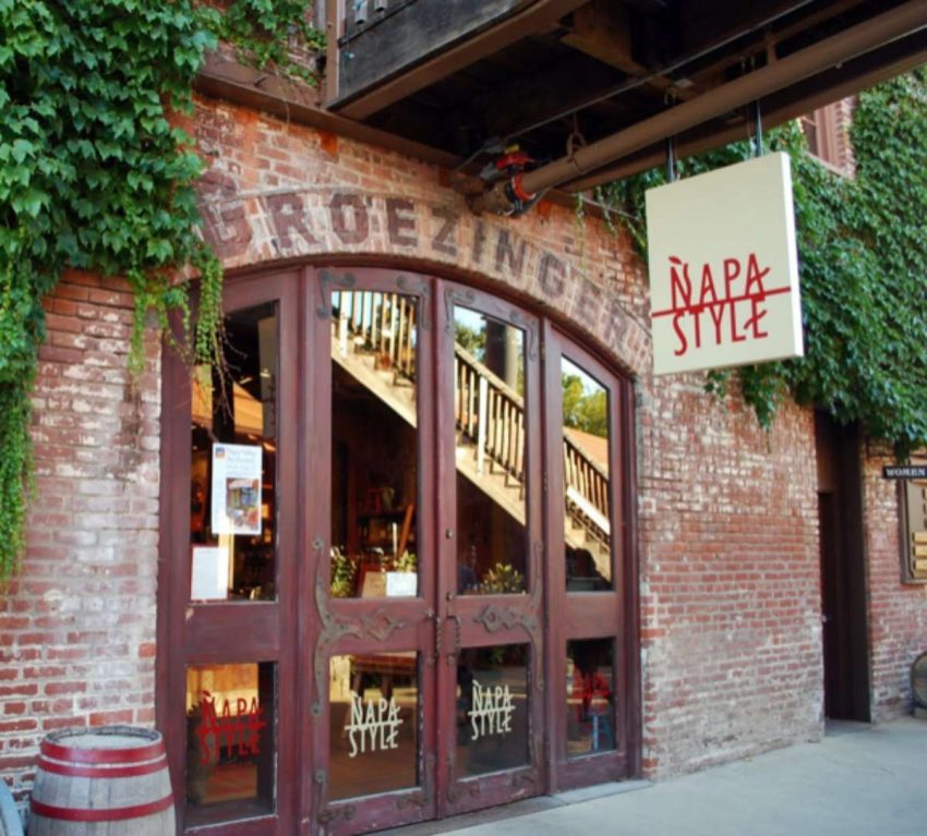 photo of the front of the old Napa Style store