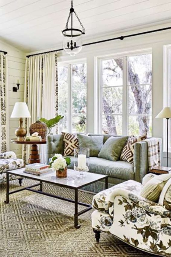 Bedroom sitting area overlooking Amelia River