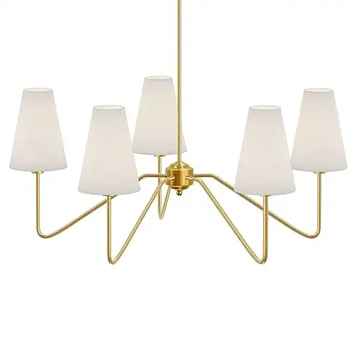 30"D 5-Arm Classic Chandeliers