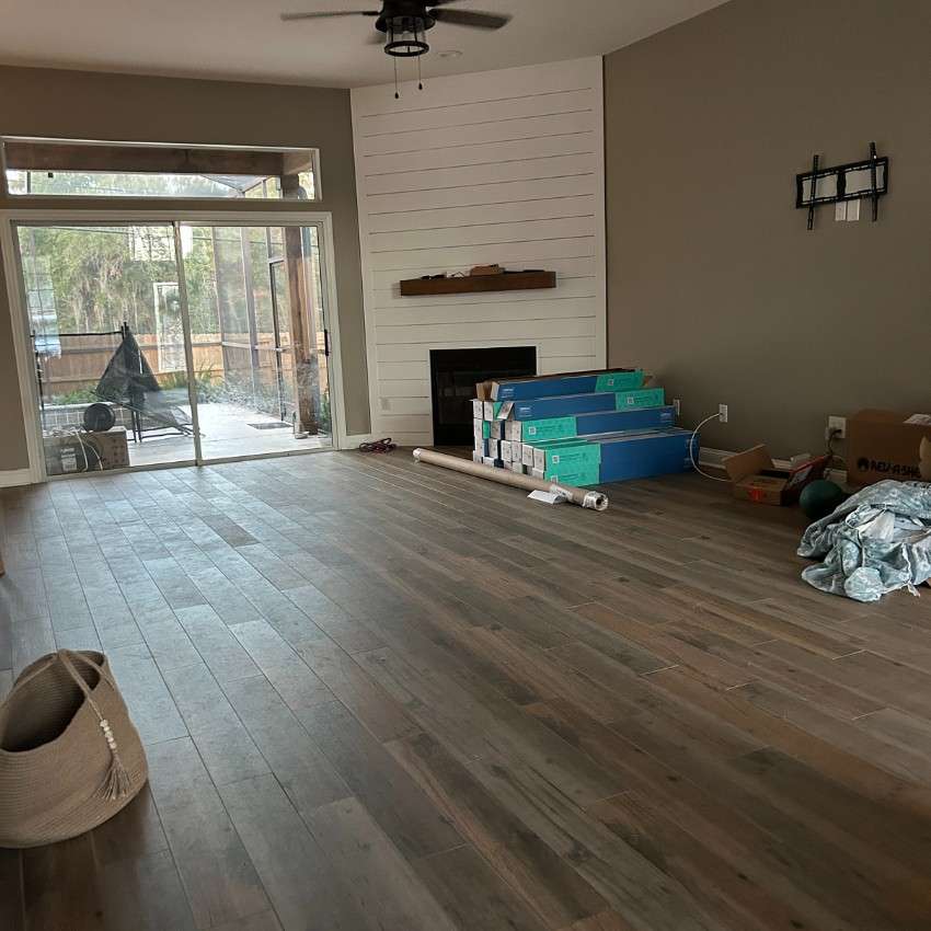 My new builder grade living room